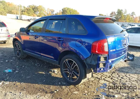 2013 Ford Edge Sel from USA, damaged, VIN 2FMDK3JC8DBB81547